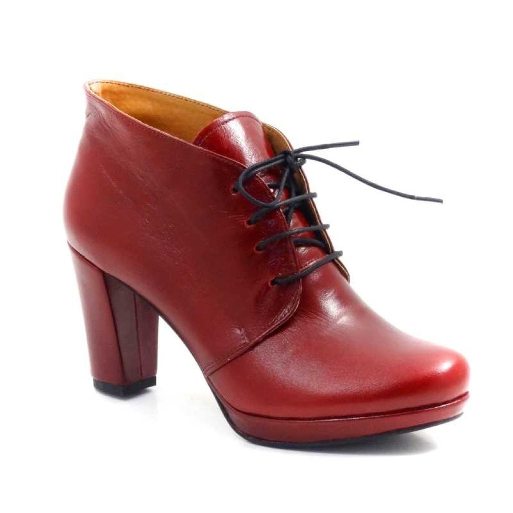 Botine elegante de dama din piele naturala Marsalla