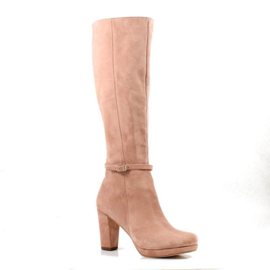 Cizme din piele naturala Combo Style Roze