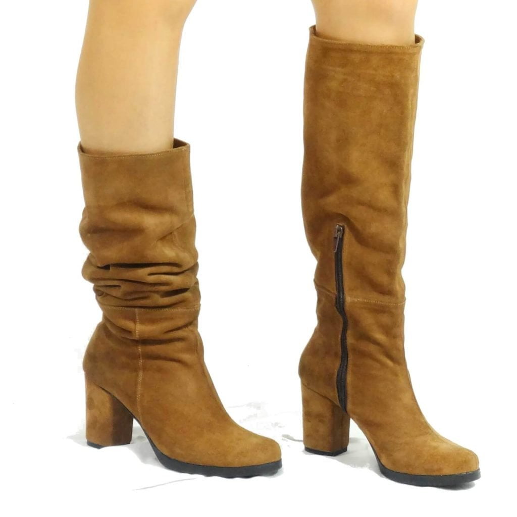 Cizme de dama din piele naturala Select