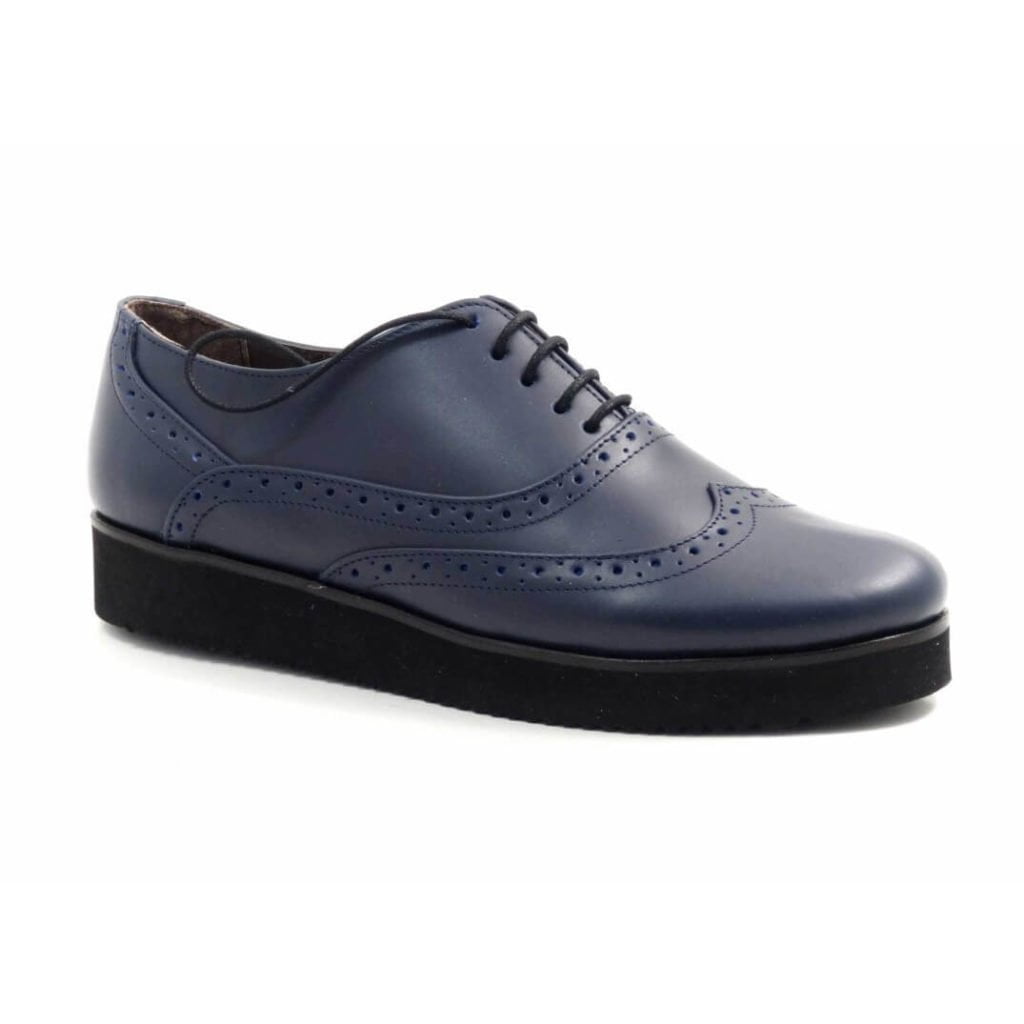 Pantofi casual din piele naturala bleumarin Bon Times 3