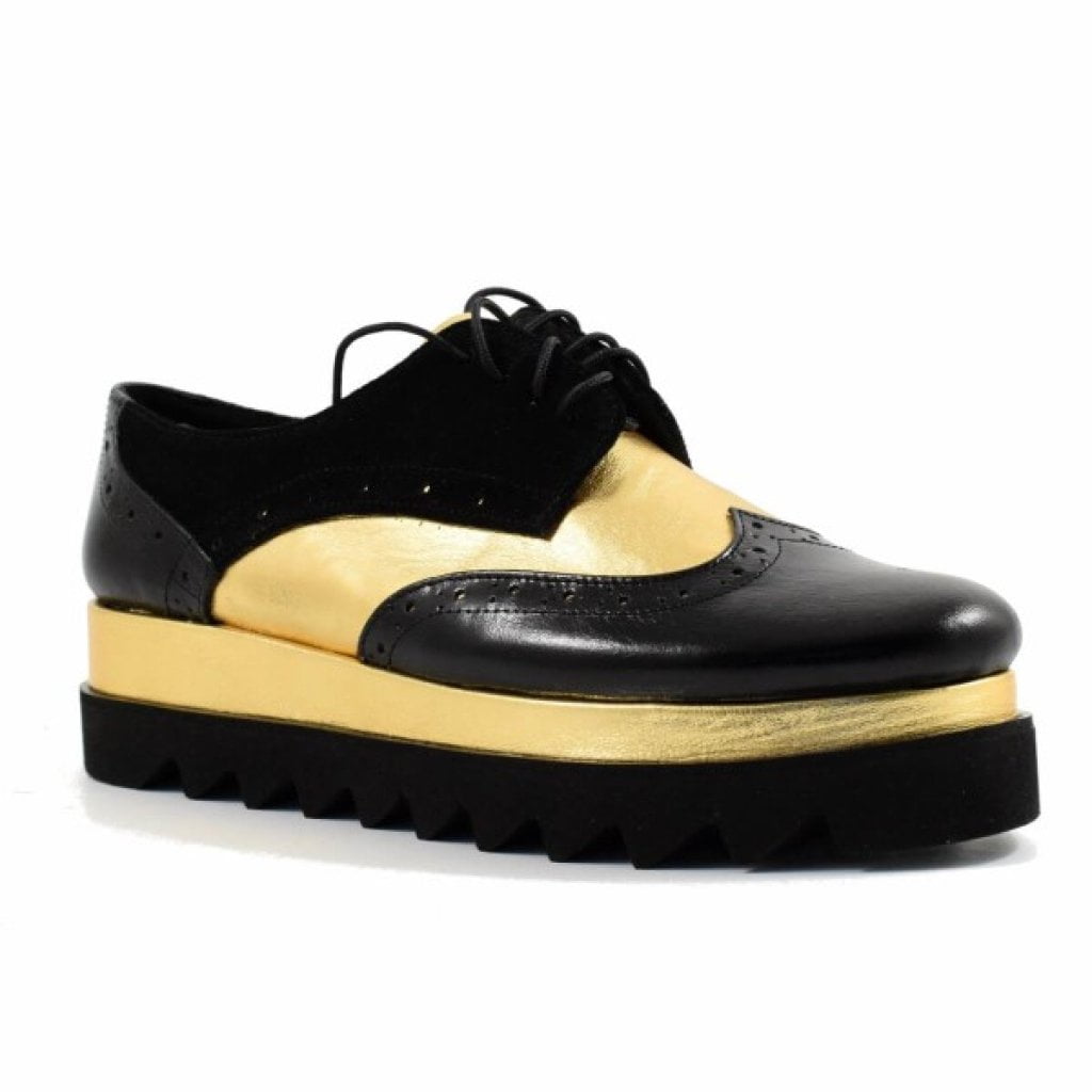 Pantofi casual de dama din piele naturala Misty Negru