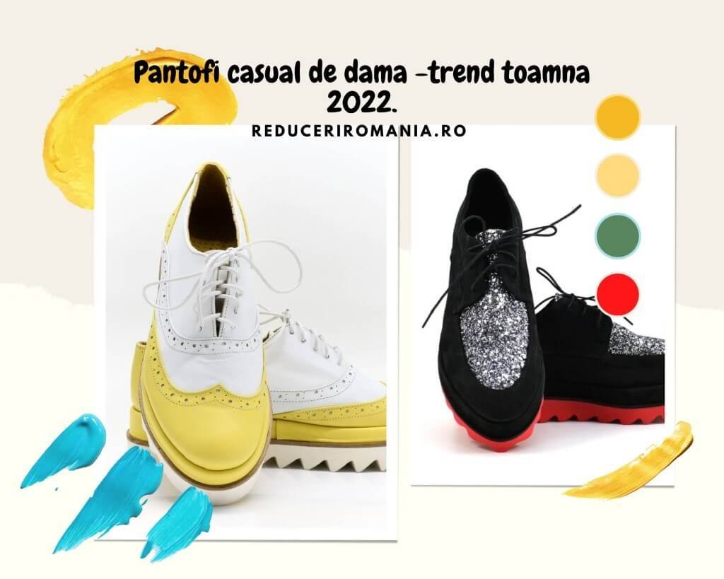 Pantofi casual de dama -trend toamna 2022