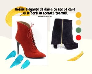 Botine elegante de damă cu toc pe care să le porti in această toamnă.