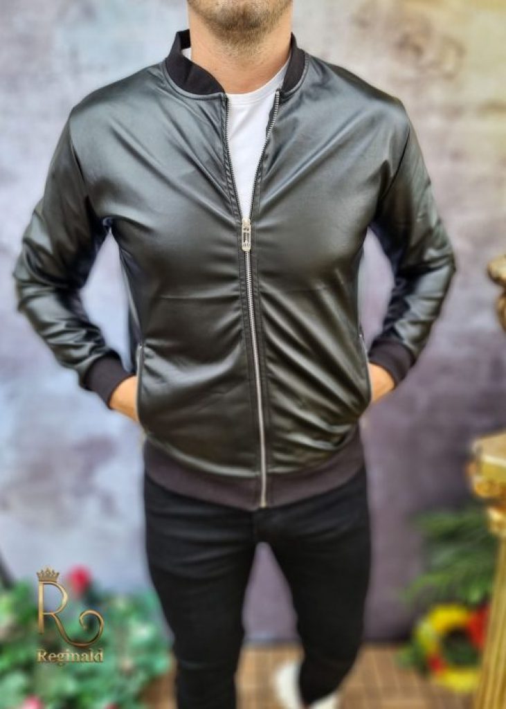 Geaca de bărbați, Neagra, Slim Fit, New Collection – GC550