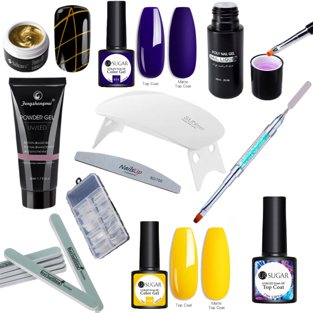 Kit Polygel - 2 NailsUp