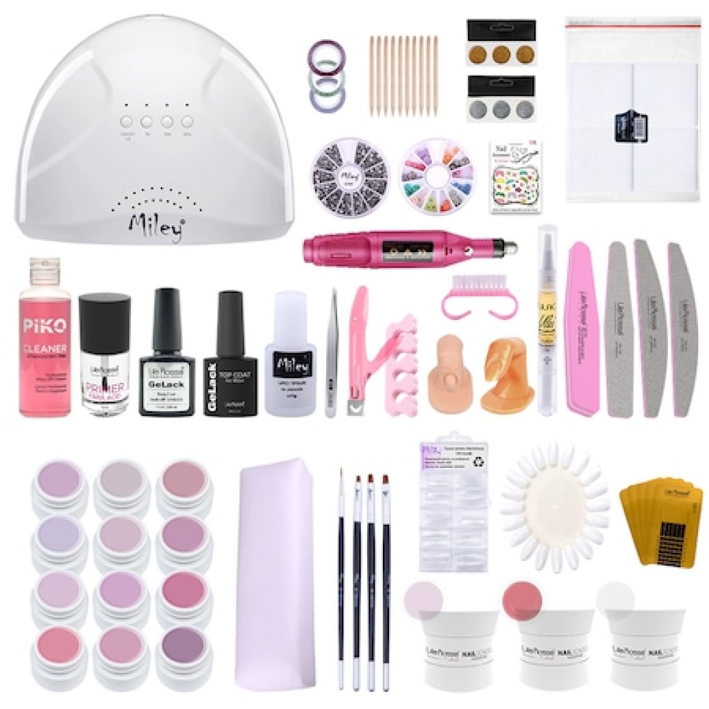 Kit unghii gel Nude Fantasy, Lila Rossa Nailschool